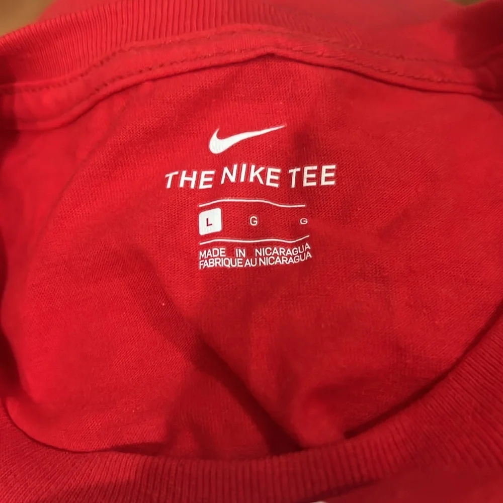 Nike Red Short Sleeve Ohio State Tee kid large